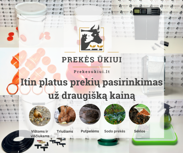 Prekės palengvinančios kasdienius ūkio darbus